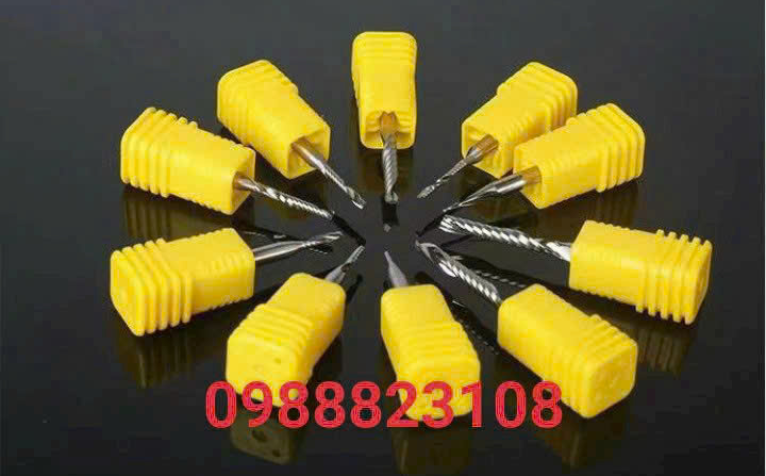 Mũi Dao CNC 1 Me Xoắn loại NK